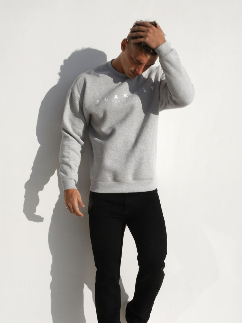 Evolved Relaxed Jumper - Marl Grey