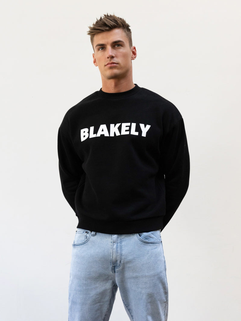 Studio Relaxed Jumper - Black