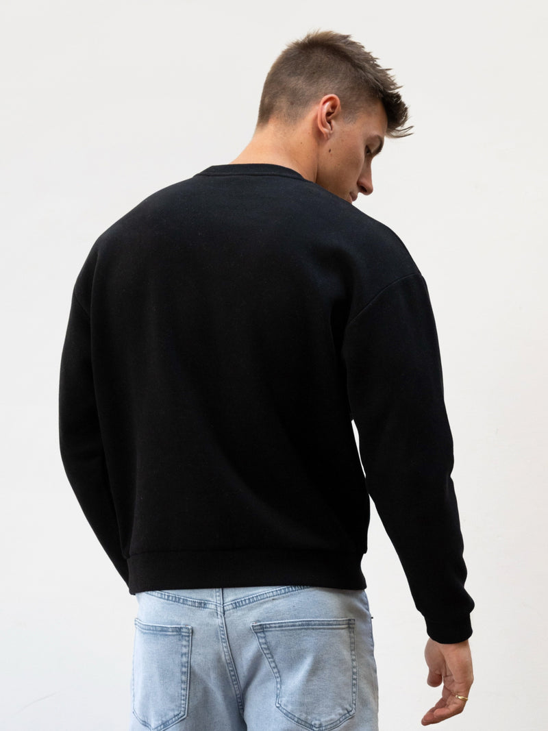 Studio Relaxed Jumper - Black