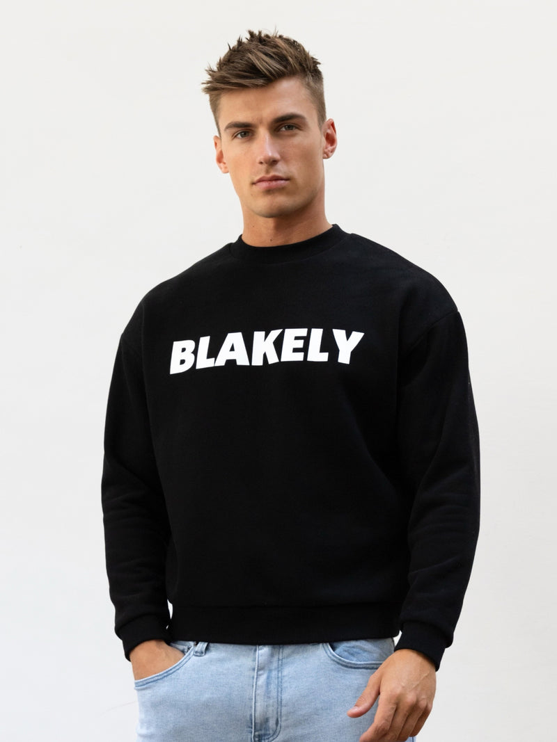 Studio Relaxed Jumper - Black
