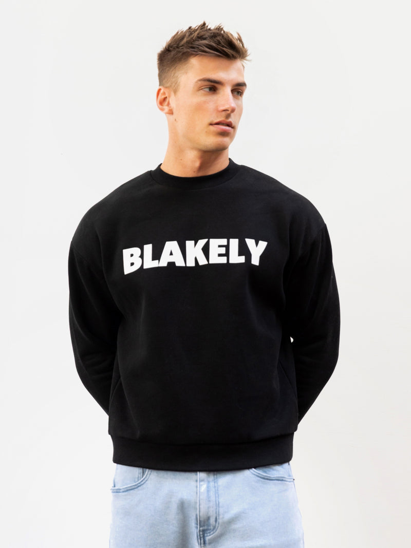 Studio Relaxed Jumper - Black