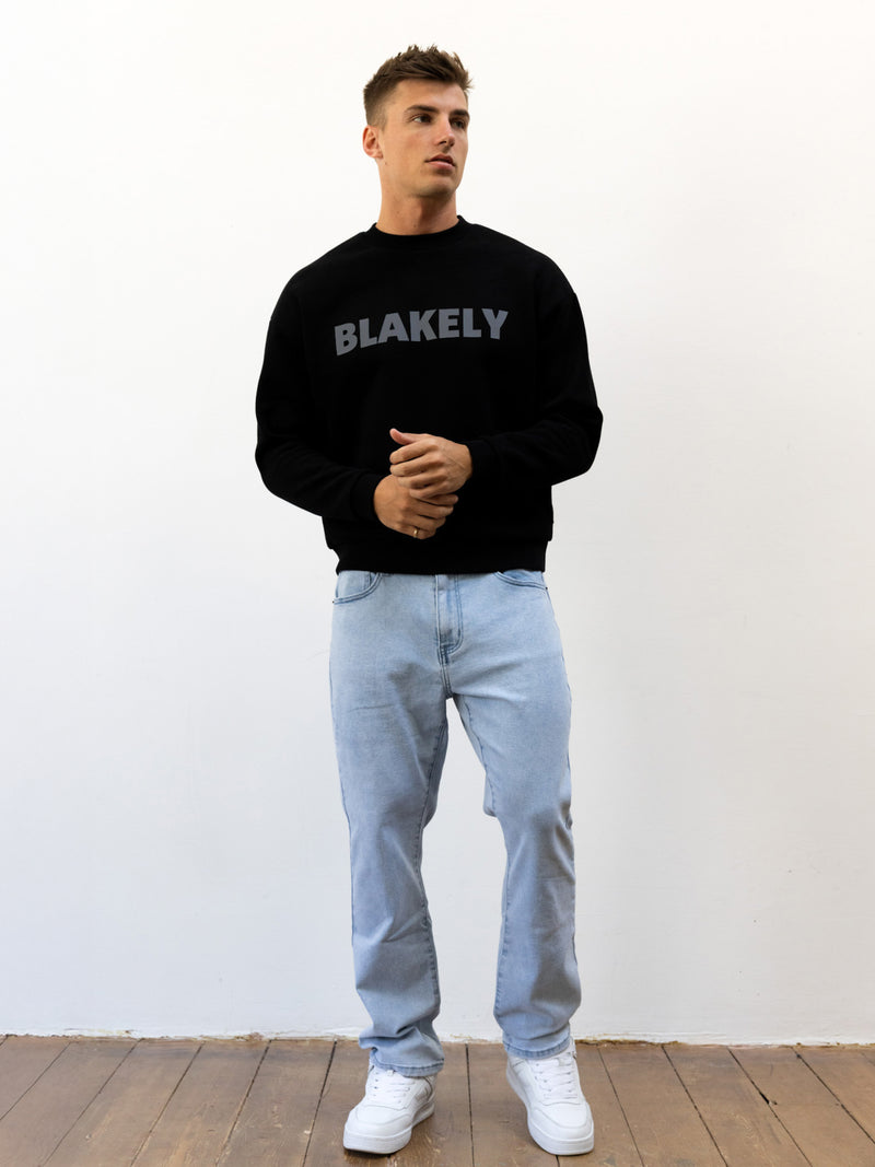 Studio Relaxed Jumper - Tonal Black