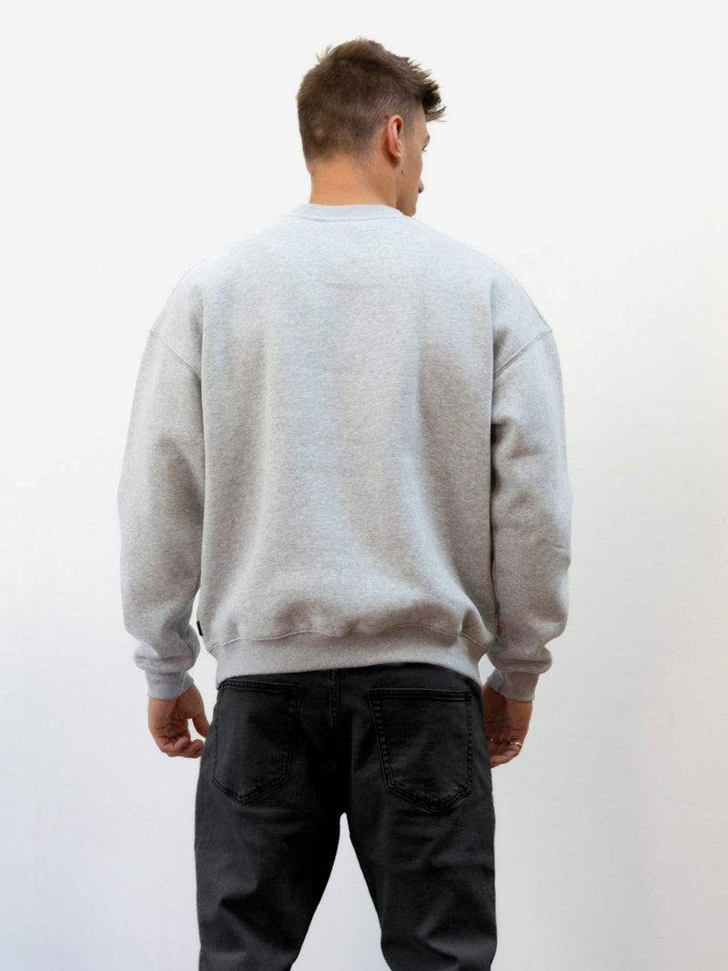Studio Relaxed Jumper - Marl Grey