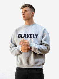 Studio Relaxed Jumper - Marl Grey