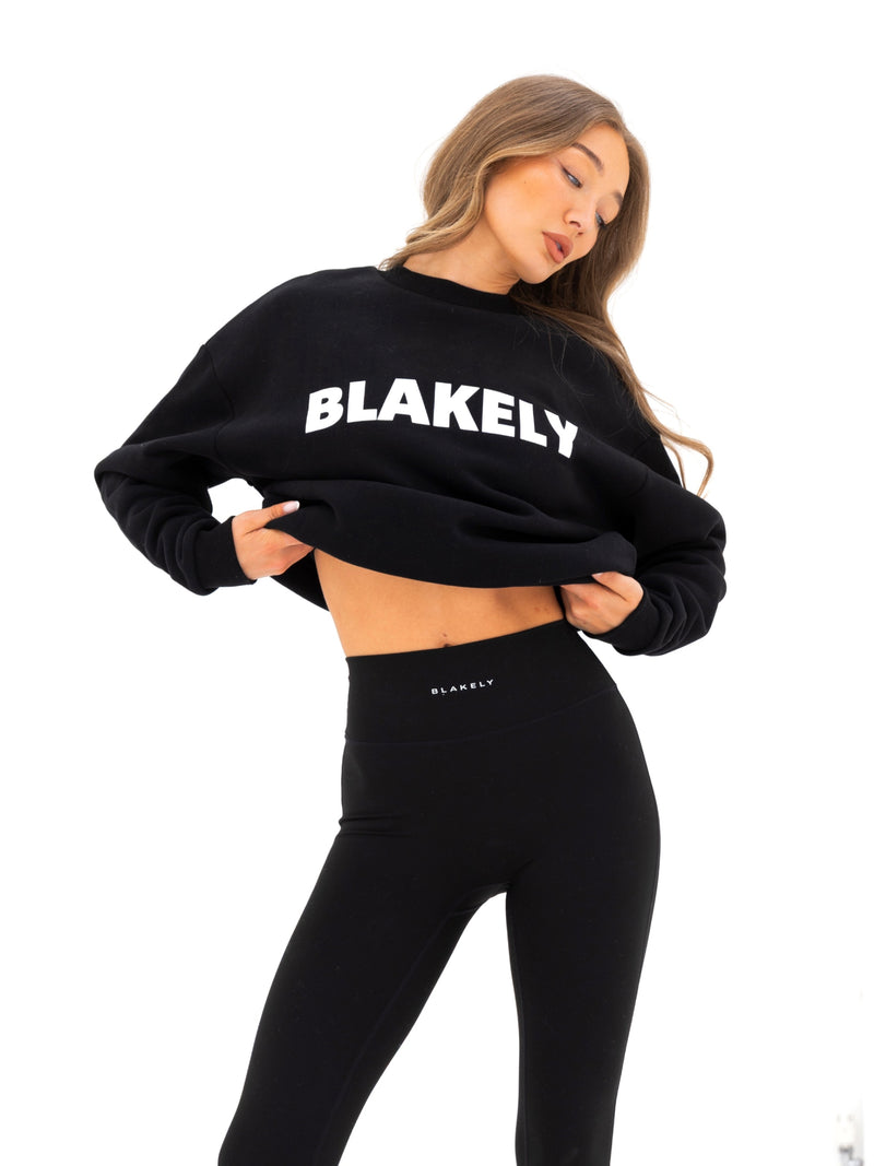 Studio Oversized Jumper - Black