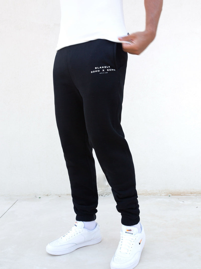 Soho Relaxed Sweatpants - Black