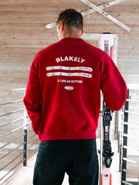 Sonny Ski Relaxed Jumper - Red