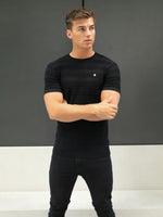 Raphello Stripe T-Shirt - Black