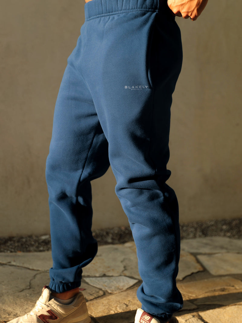 Sports Club Relaxed Sweatpants - Vintage Blue