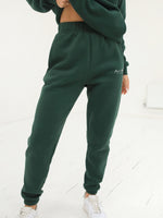 Life & Style Loose Fitting Sweatpants - Forest Green