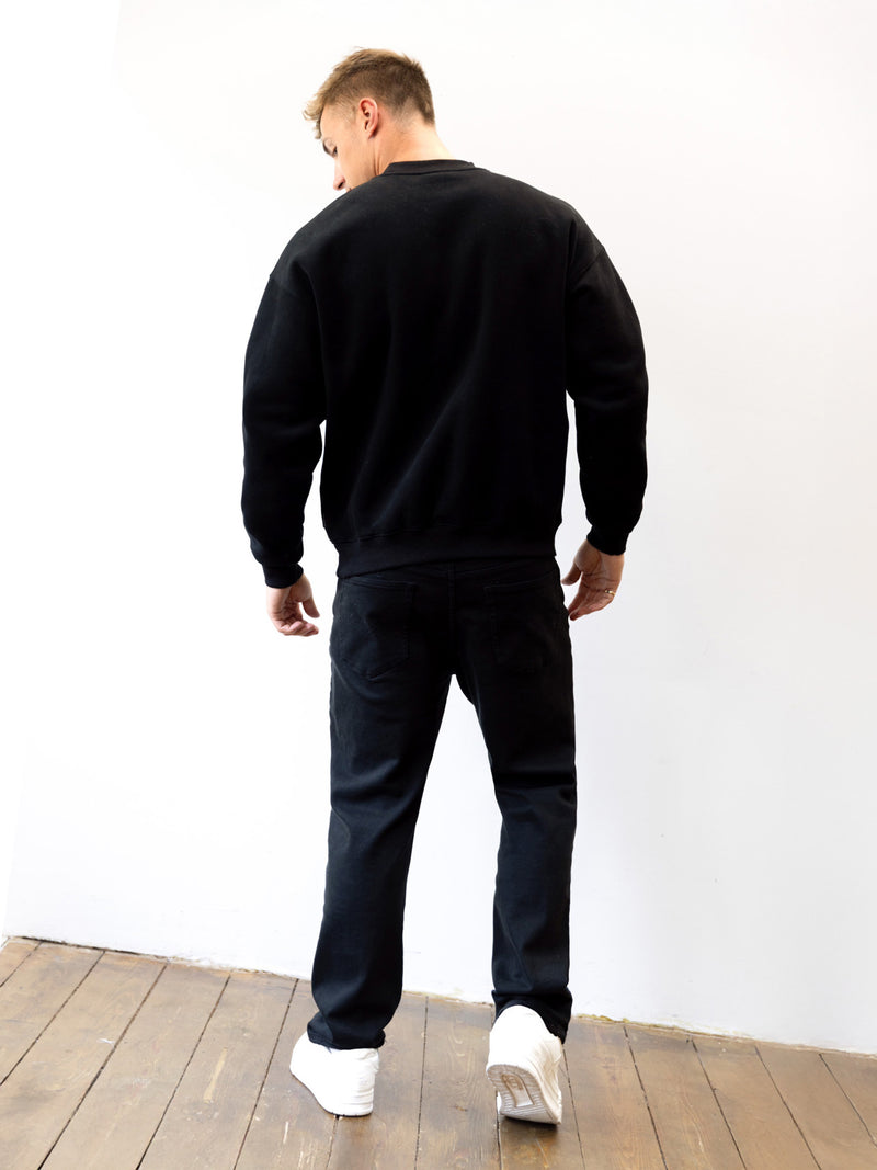 Apex 610 Relaxed Jumper - Black
