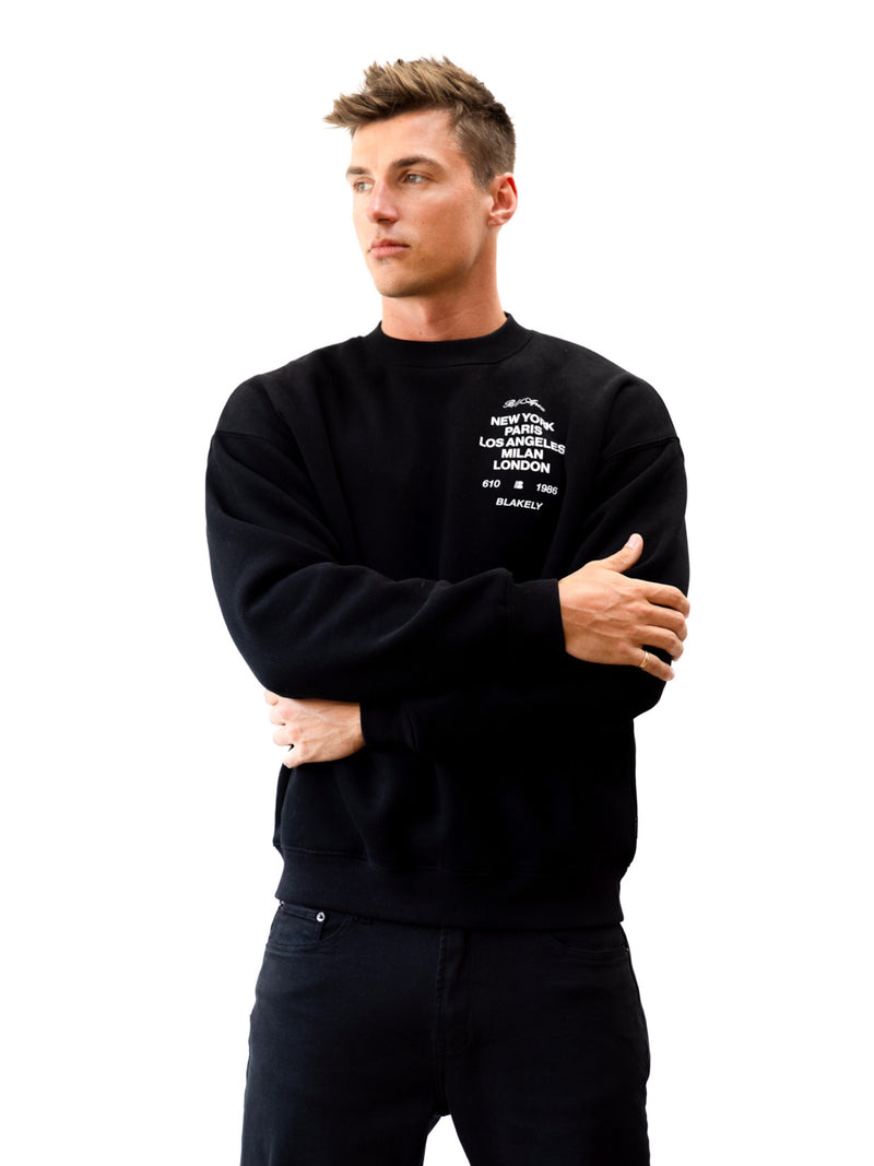 Apex 610 Relaxed Jumper - Black