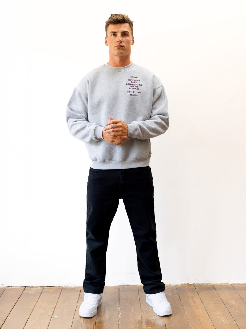 Apex 610 Relaxed Jumper - Marl Grey