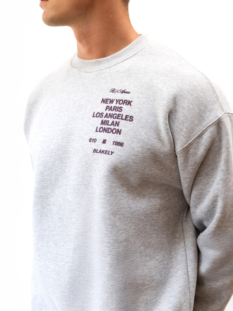 Apex 610 Relaxed Jumper - Marl Grey