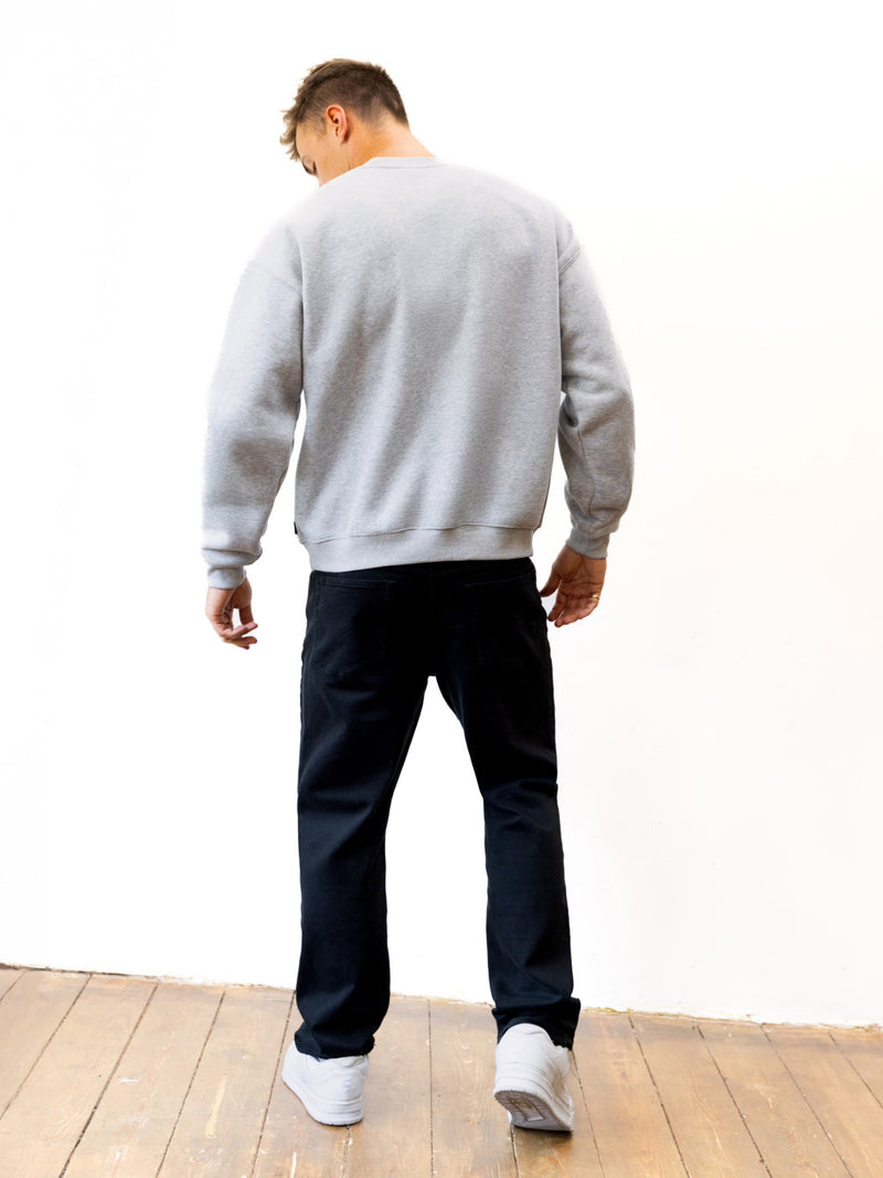 Apex 610 Relaxed Jumper - Marl Grey