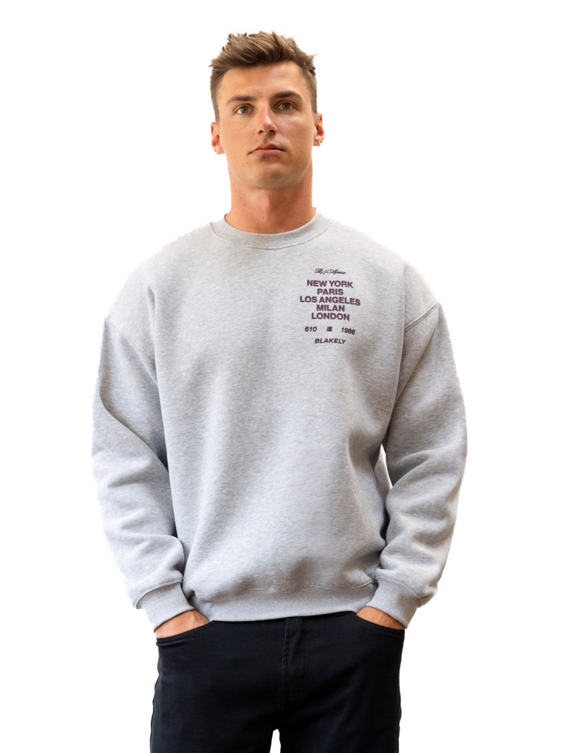 Apex 610 Relaxed Jumper - Marl Grey