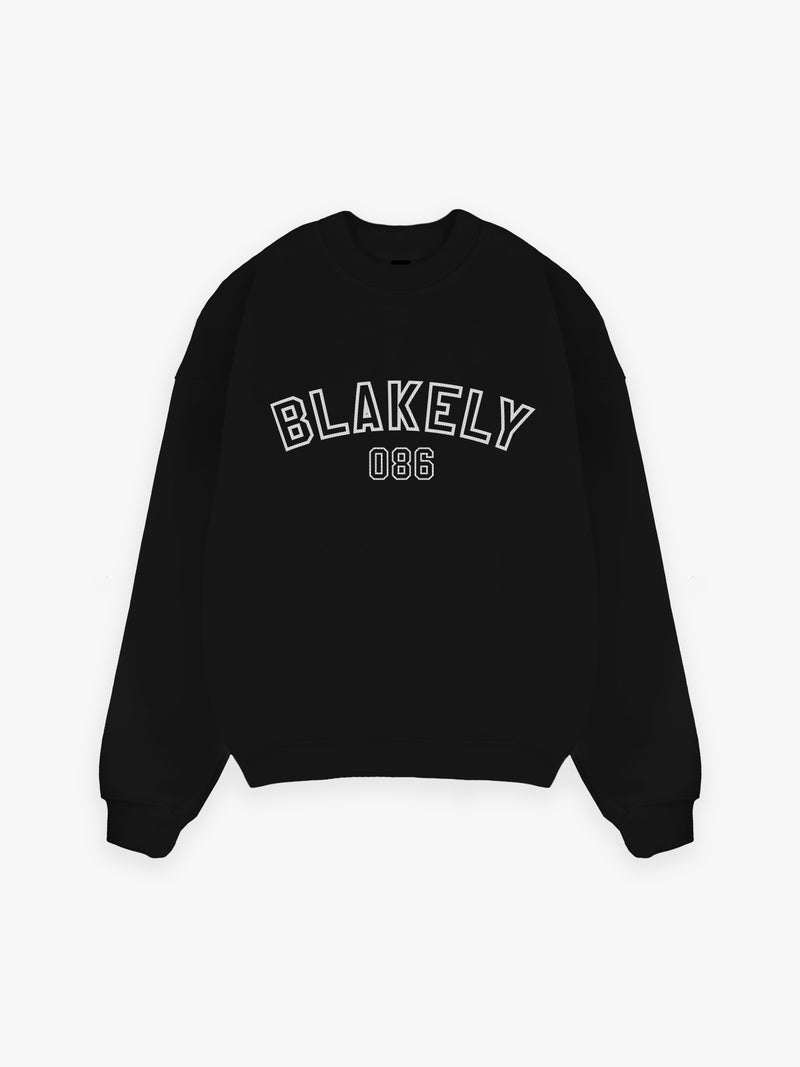 Miles Relaxed Jumper - Black
