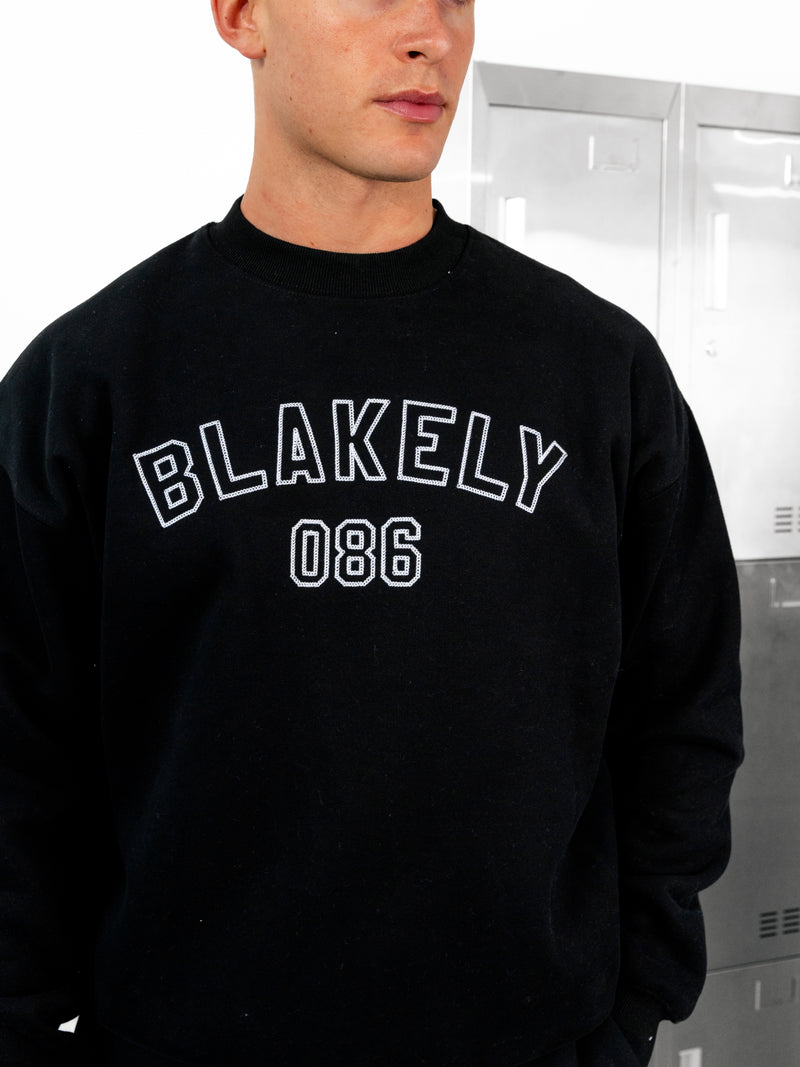 Miles Relaxed Jumper - Black