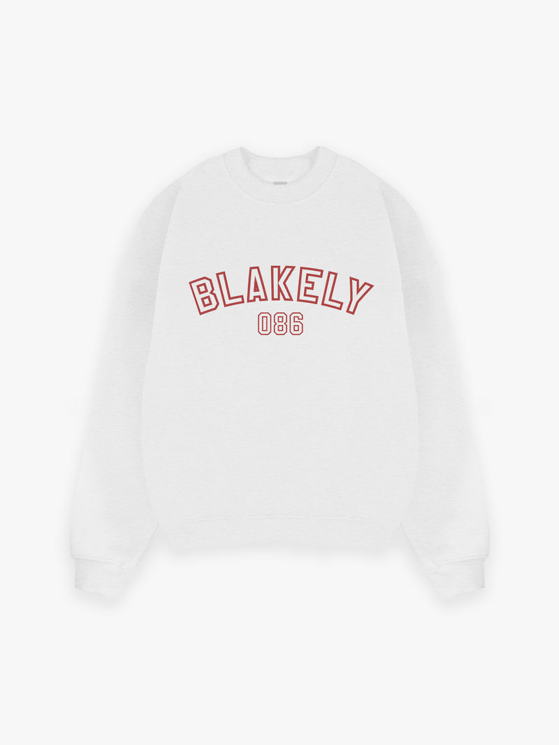 Miles Relaxed Jumper - Marl White