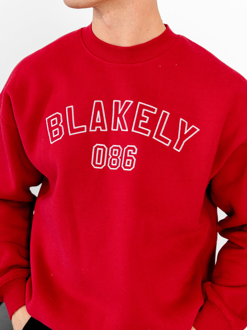 Miles Relaxed Jumper - Red