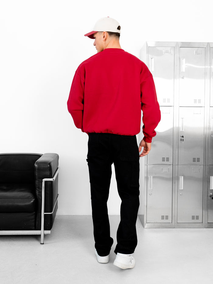 Miles Relaxed Jumper - Red