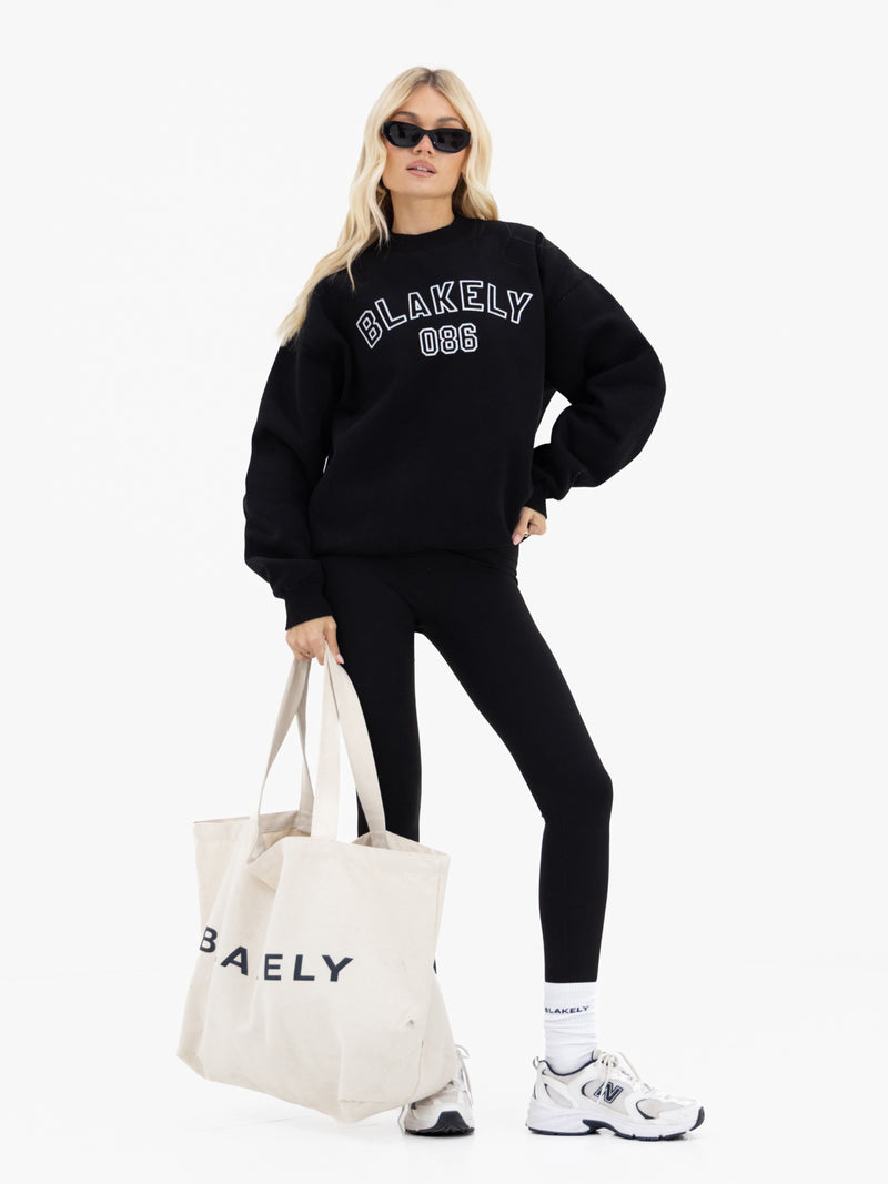 Alexis Oversized Jumper - Black
