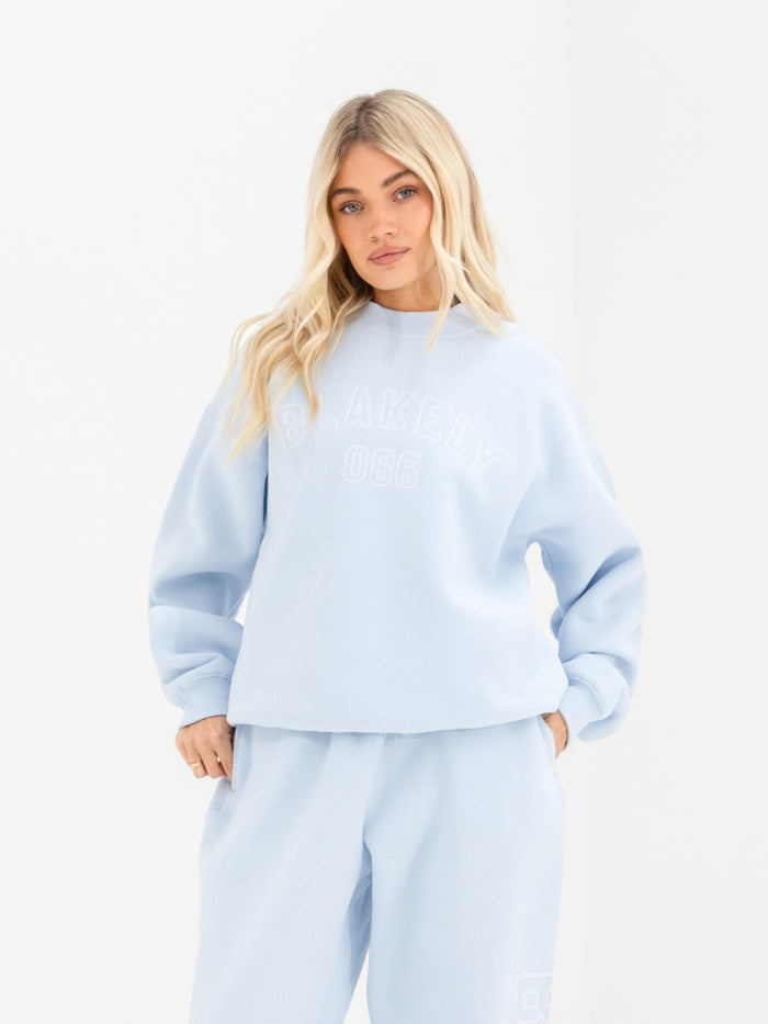 Alexis Oversized Jumper - Powder Blue
