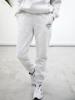Women's Varsity Sweatpants - Marl White