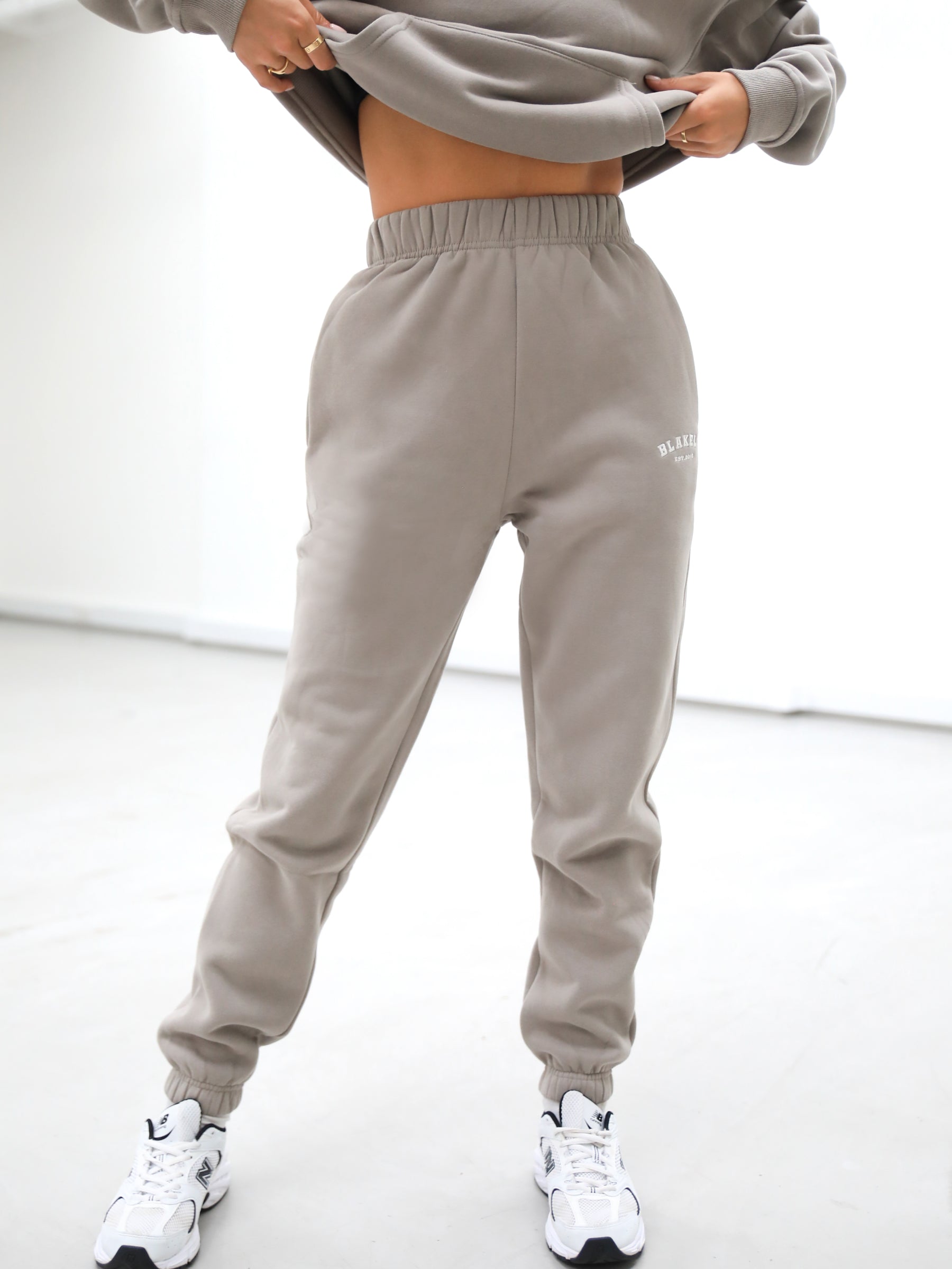 Women's Green Crop Sweatpant