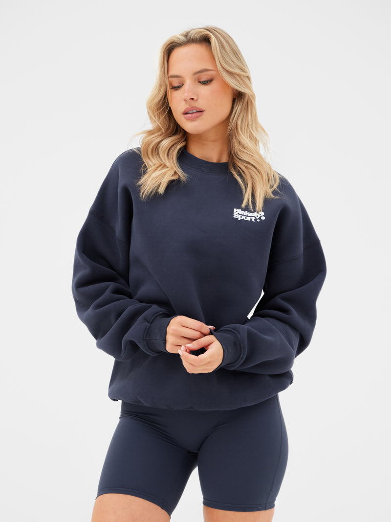Motion Oversized Jumper - True Navy