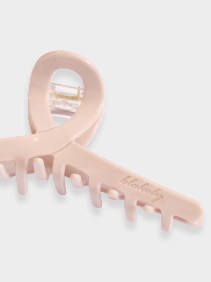 Blakely Loop Hair Claw Clip - Off White