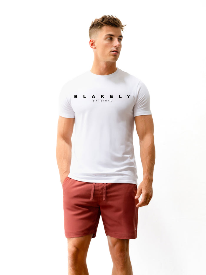 Whitestone T-Shirt & Shorts Set - White & Pink