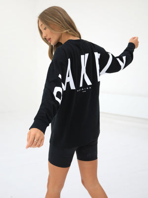 Isabel Long Sleeve T-Shirt - Black