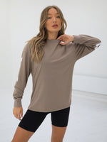 Isabel Long Sleeve T-Shirt - Brown