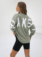Isabel Long Sleeve T-Shirt - Olive
