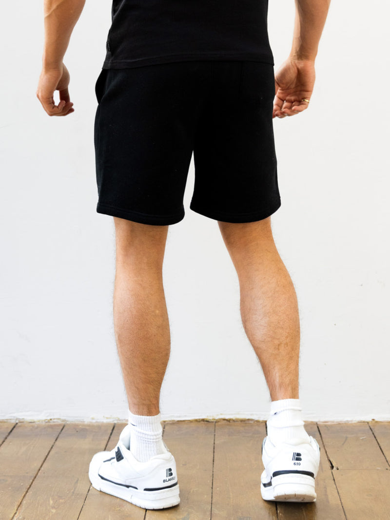 Sami Relaxed Jogger Shorts - Black