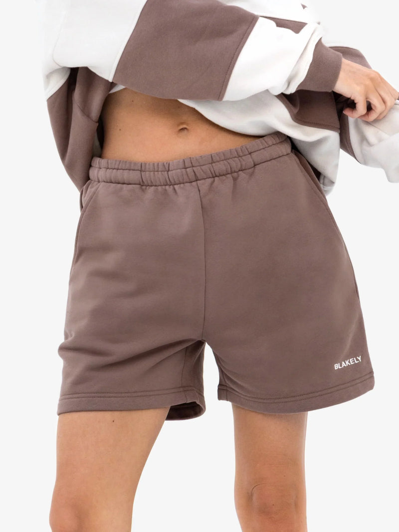 Harper Jogger Shorts - Light Brown