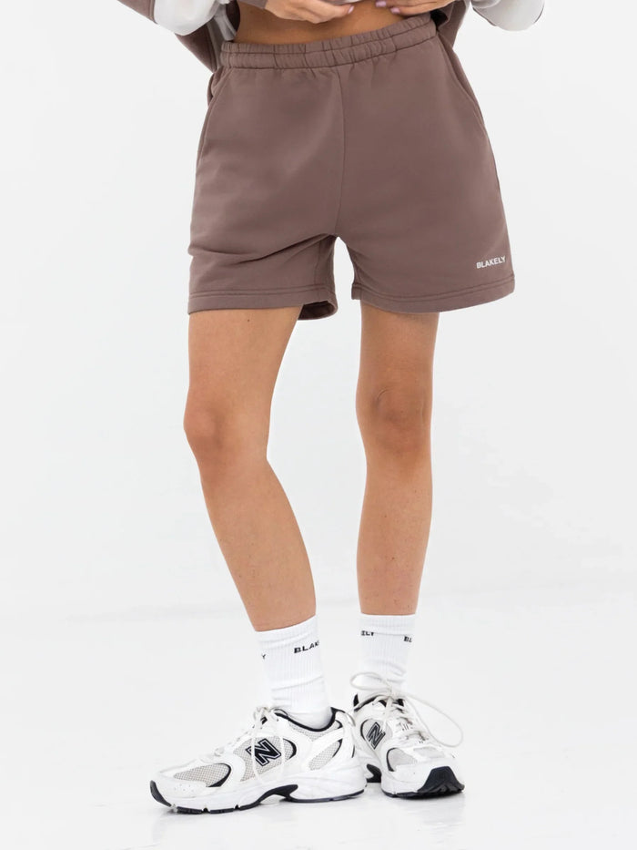 Harper Jogger Shorts - Light Brown