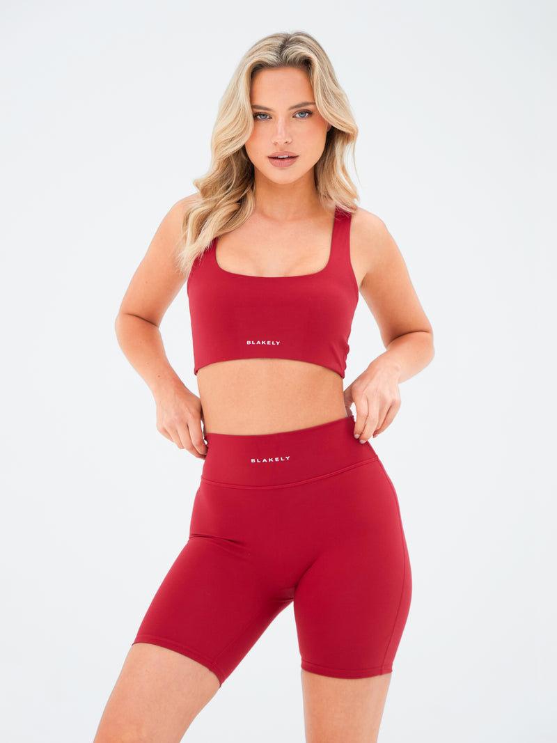 Ultimate Active Shorts - Cherry Red