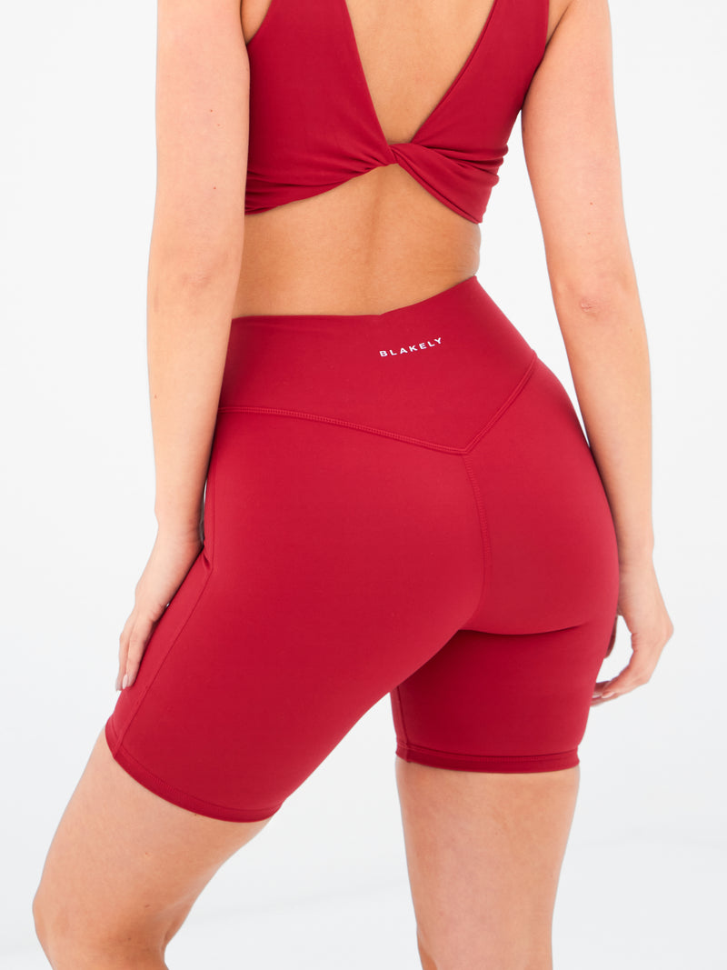 Ultimate Active Shorts - Cherry Red