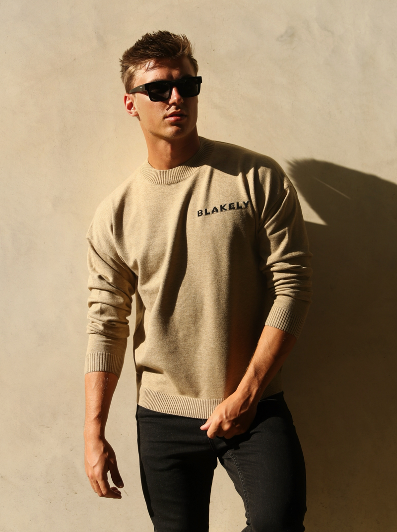 Blakely Knitted Jumper - Tan