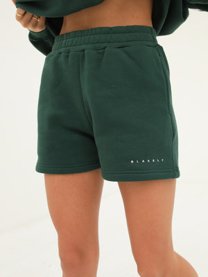 Isabel Jogger Shorts - Dark Green