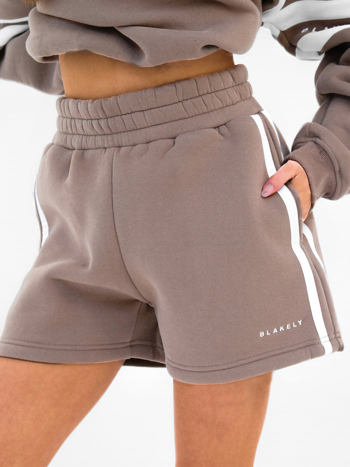 Lily Jogger Shorts - Light Brown