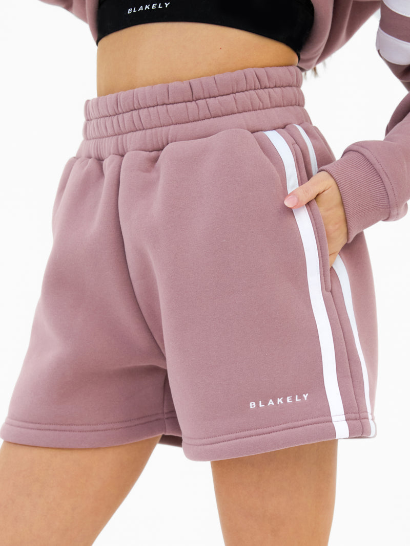 Amber Jogger Shorts - Dusty Pink