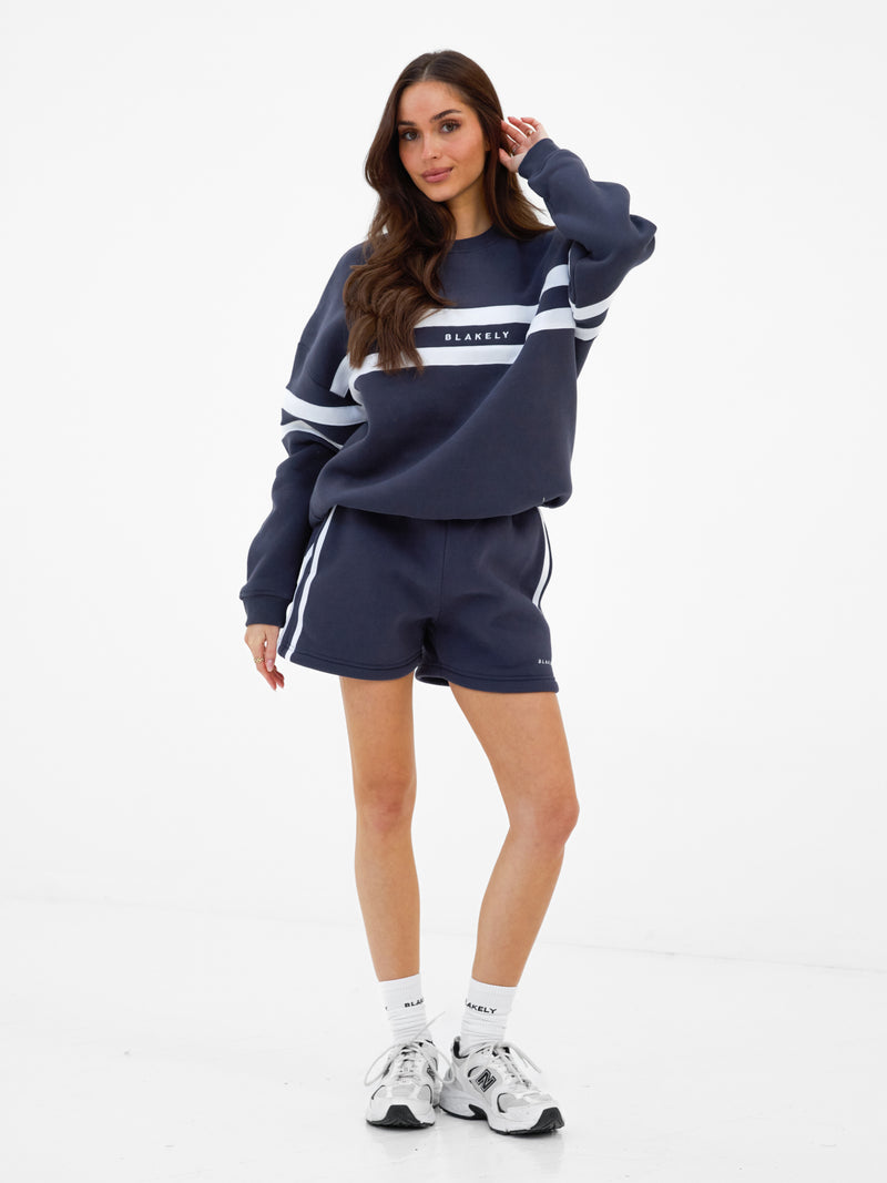 Amber Jogger Shorts - True Navy
