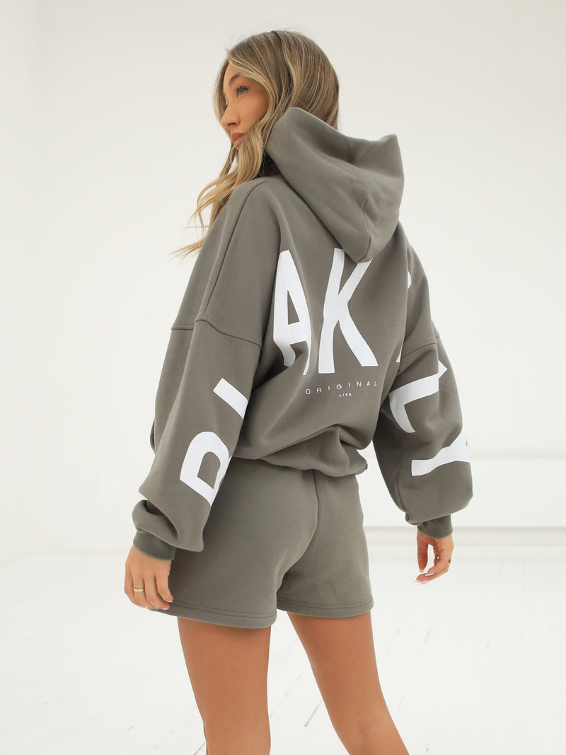 Isabel Oversized Hoodie - Cherry Red