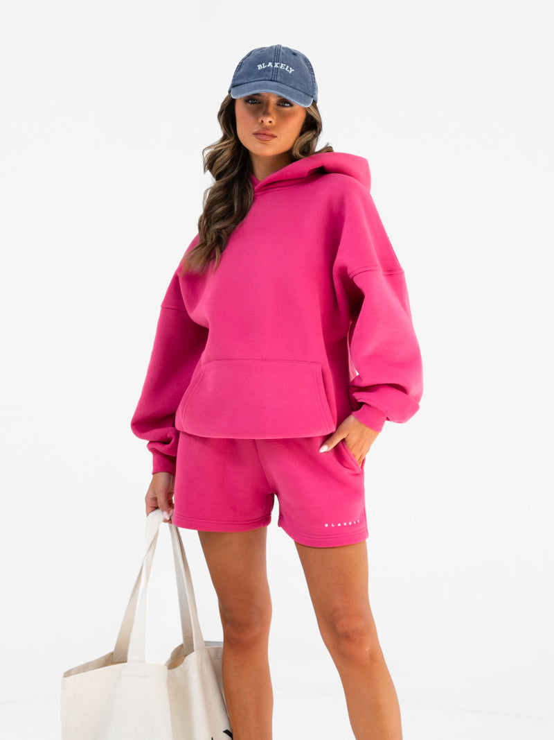 Isabel Jogger Shorts - Ultra Pink