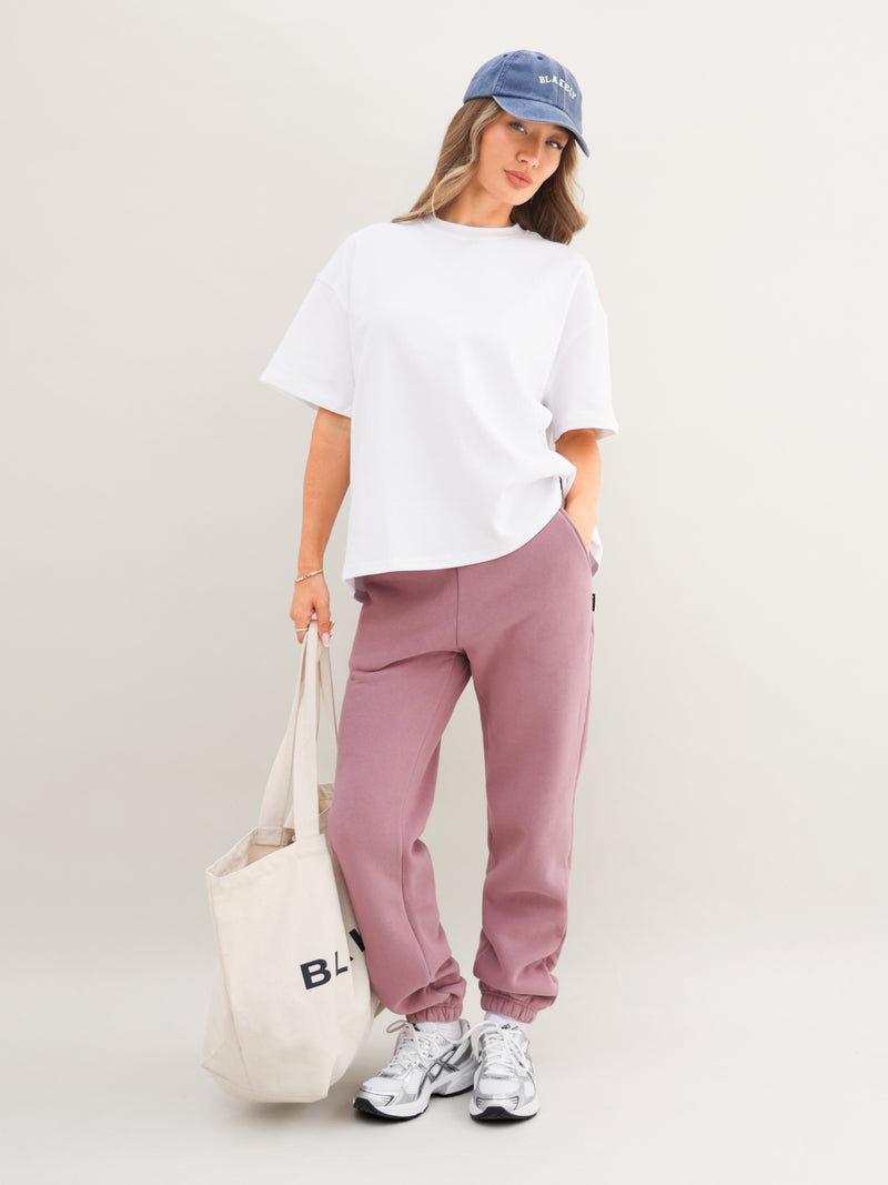 Blakely Basic Boxy Oversized T-Shirt - White