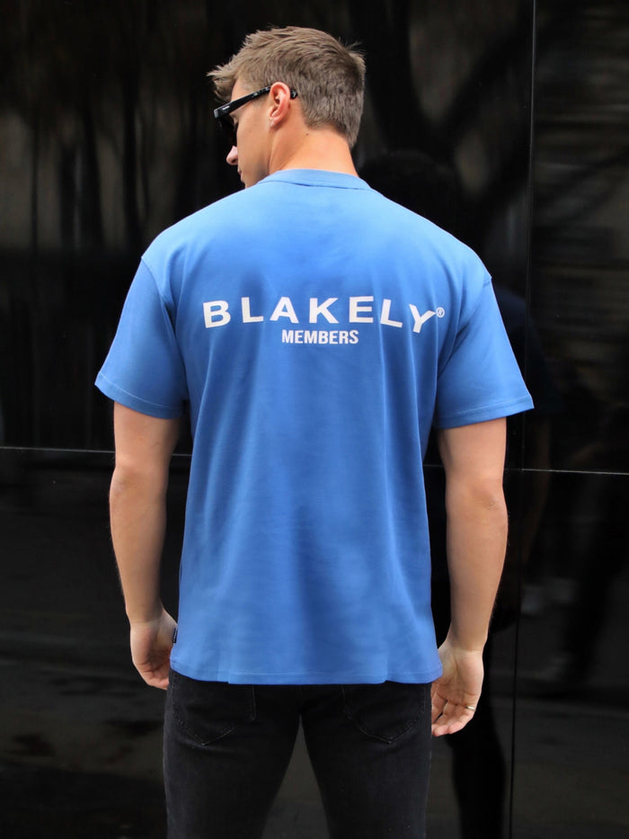 Members Relaxed T-Shirt - Mid Blue