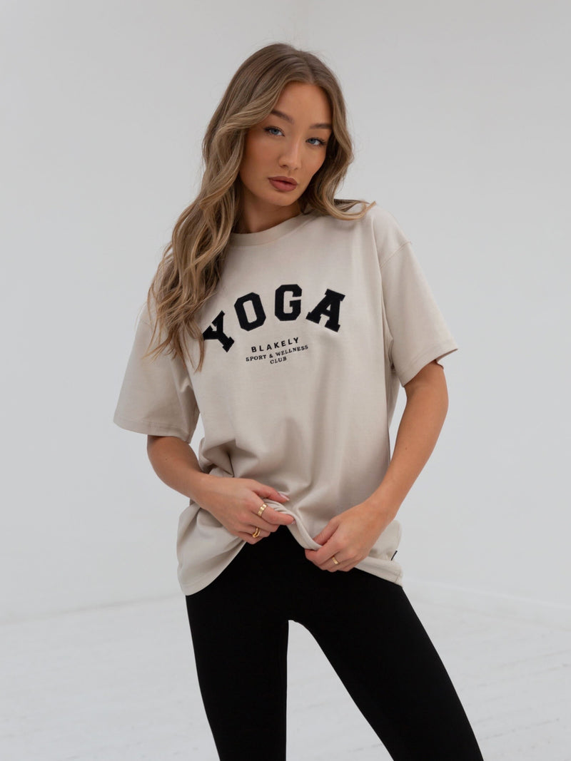 Yoga Oversized T-Shirt - Bone